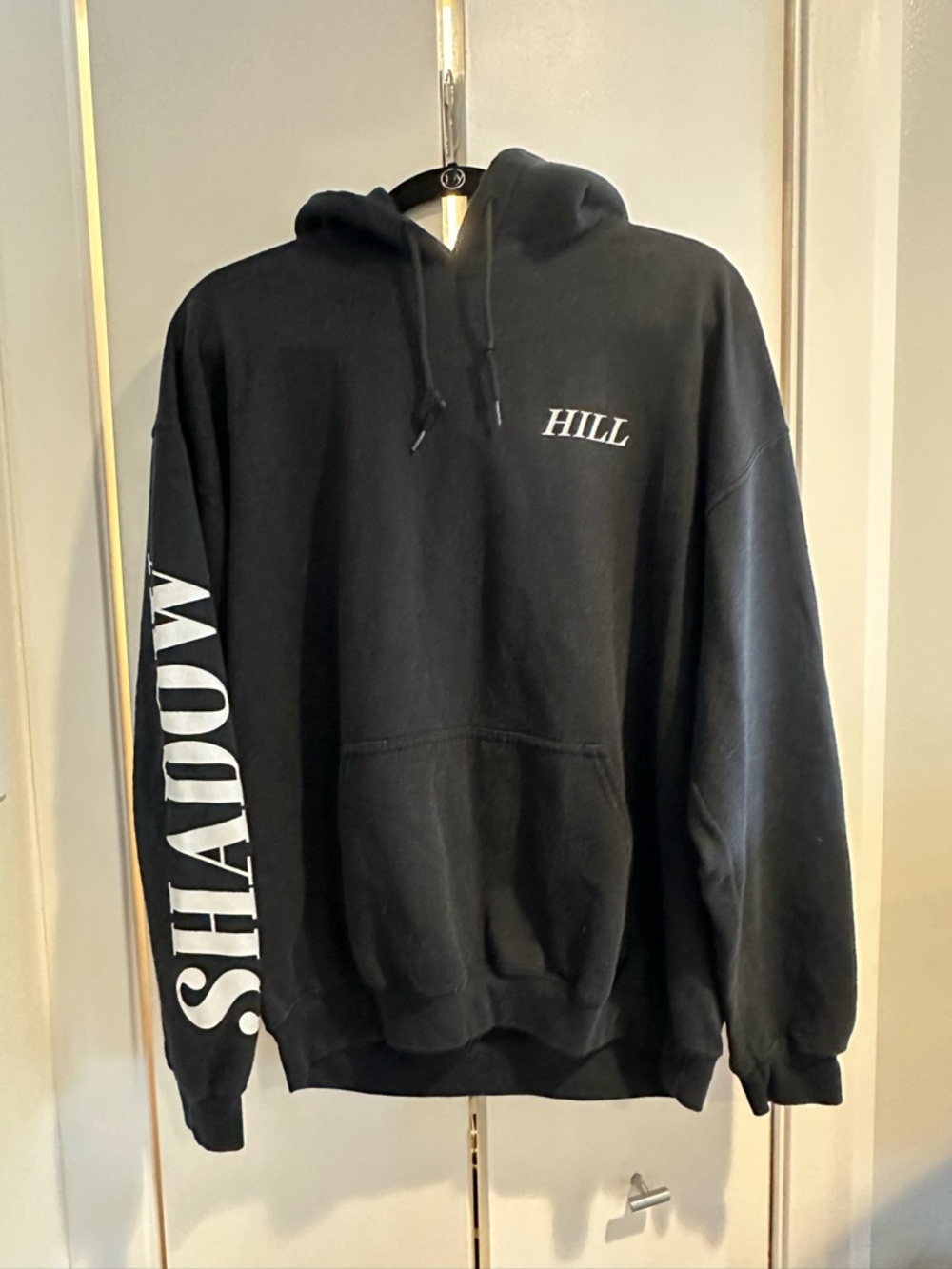 Black Shadow Hill Hooded Sweatshirt RICH BLACK FOIL PULLOVER